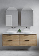Lumina Vanity with Dual bathroom mirrors